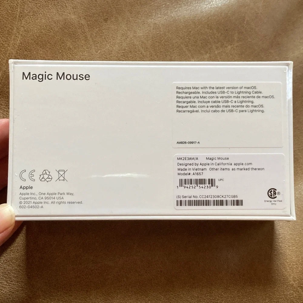 Apple Magic Mouse - White Multi Touch Surface
